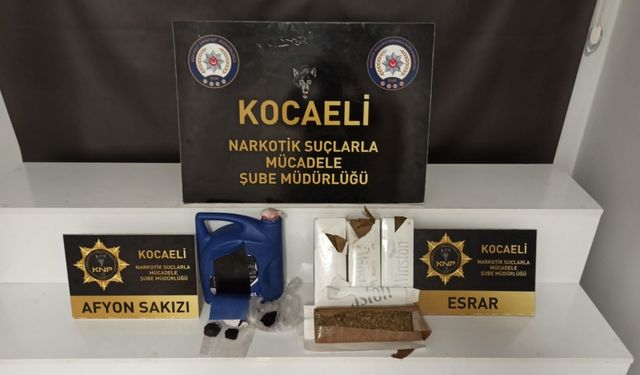 Kocaeli'de tırda 8,5 kilogram uyuşturucu ele geçirilmesine ilişkin yakalanan şüpheli tutuklandı