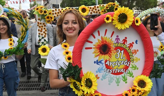 Tekirdağ'da "Hayrabolu Ayçiçeği Festivali" başladı