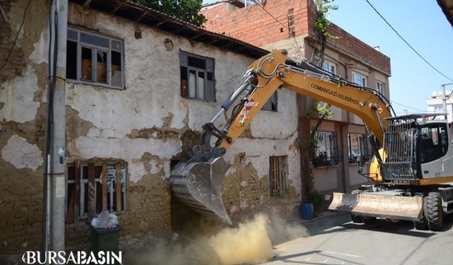 Osmangazi Belediyesinden huzur veren yıkım