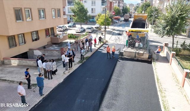 İnegöl'de Önce Altyapı Sonra Asfalt