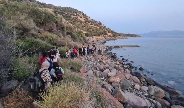 Çanakkale'de 67 düzensiz göçmen ve 3 Türk vatandaşı yakalandı