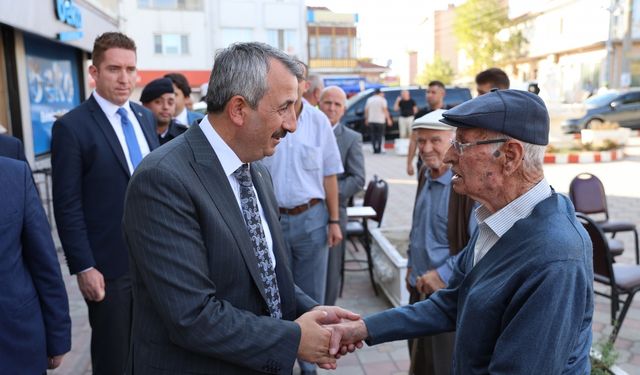 Edirne Valisi Yunus Sezer, Meriç'te ziyaretlerde bulundu