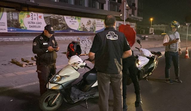 İstanbul'da motosiklet sürücülerine yönelik denetim yapıldı