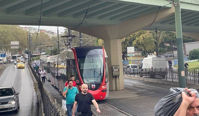 Kabataş-Bağcılar Tramvay Hattı'nın bir bölümünde seferler yapılamıyor