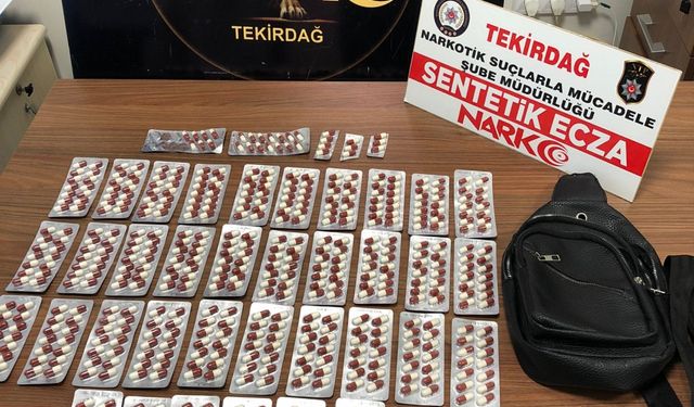 Tekirdağ'da evinde uyuşturucu ele geçirilen 2 şüpheli tutuklandı