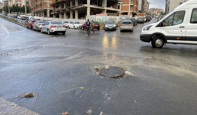 Tekirdağ'da sağanak etkili oldu