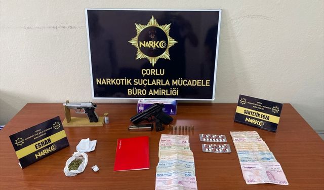 Tekirdağ'da uyuşturucu operasyonunda 10 şüpheli yakalandı