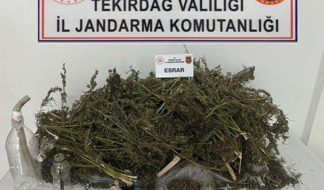 Tekirdağ'da uyuşturucu ticareti iddiasıyla 4 şüpheli yakalandı