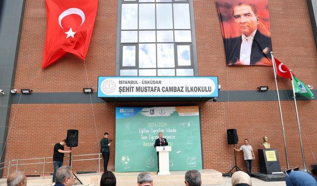 Üsküdar'da Şehit Mustafa Cambaz İlkokulu törenle açıldı