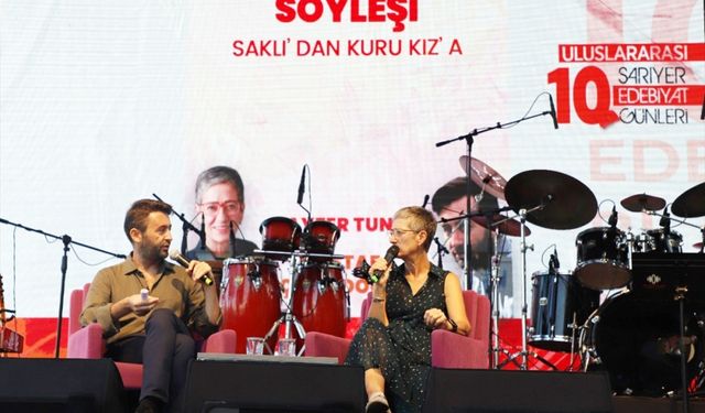 Yazar Ayfer Tunç, Sarıyer Edebiyat Günleri'ne konuk oldu