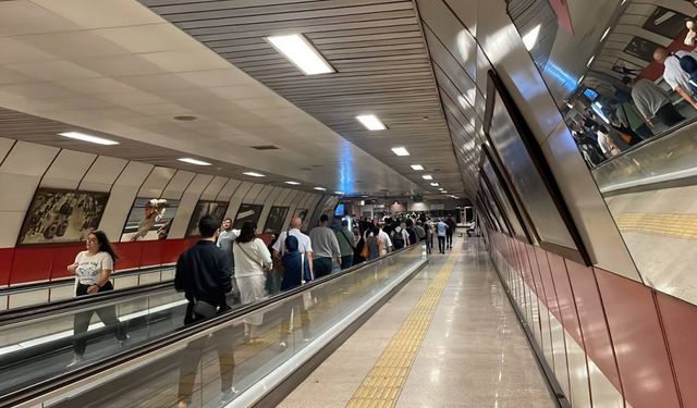 Yenikapı-Hacıosman metrosunun bir bölümünde seferler yapılamıyor