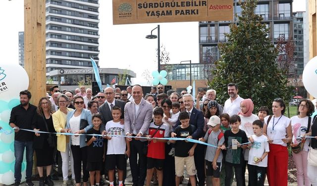 Nilüfer'e Sürdürülebilir Yaşam Parkı Açıldı!