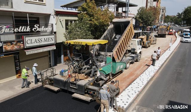 Yıldırım Teyyareci Mehmet Ali Caddesi Yenilendi