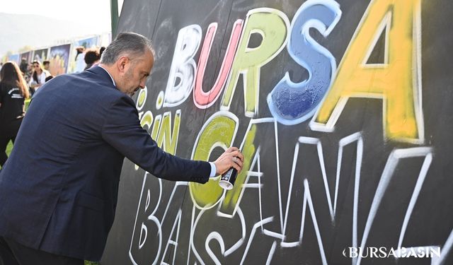 Bursa'da Grafiti şenliğinde renkler konuştu