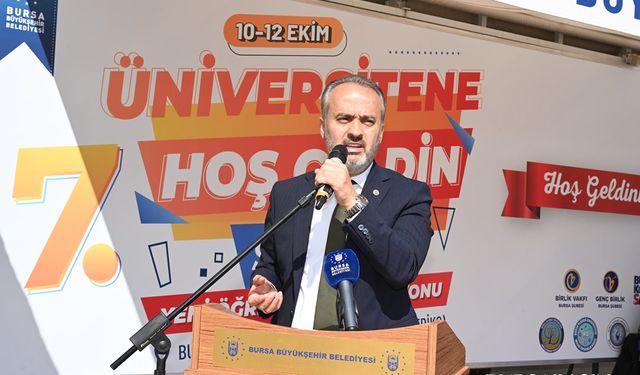 Bursa'da Üniversitelilere ‘Hoş geldin’ şöleni