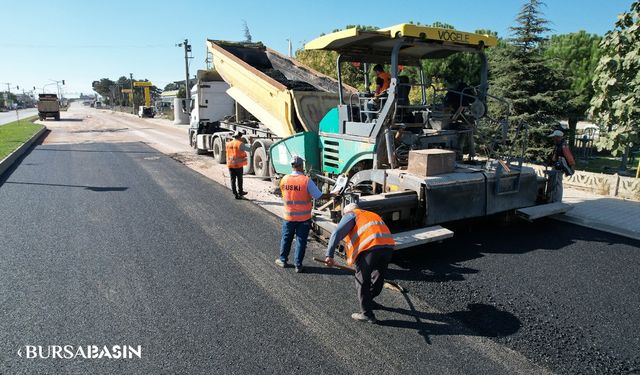 Bursa'da Altyapı Yenileme Çalışmaları Hızla İlerliyor