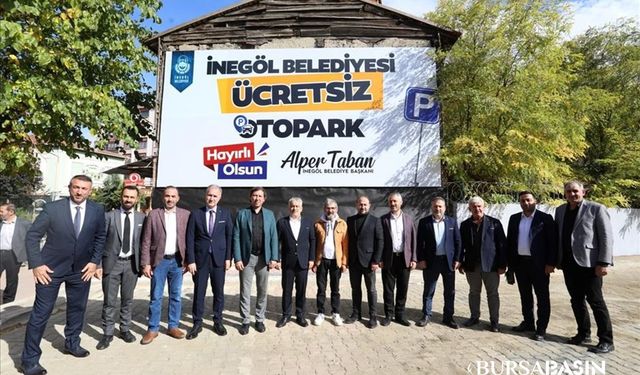 İnegöl Belediyesi'nden Yenice Mahallesine Ücretsiz Otopark Hizmeti