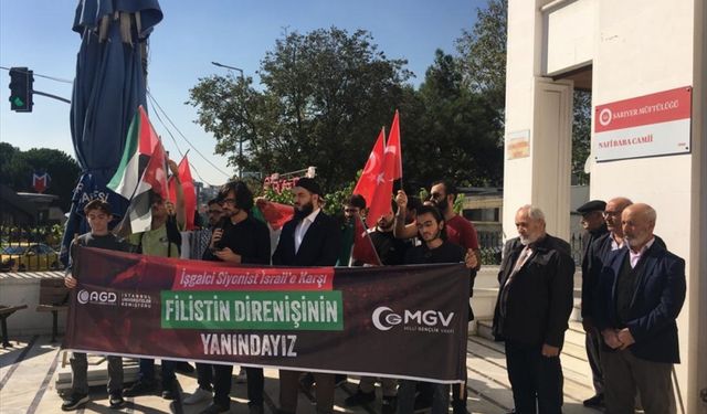 AGD'li Boğaziçi Üniversitesi öğrencilerinden Filistin'e destek