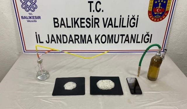 Balıkesir'de düzenlenen uyuşturucu operasyonunda bir şüpheli yakalandı