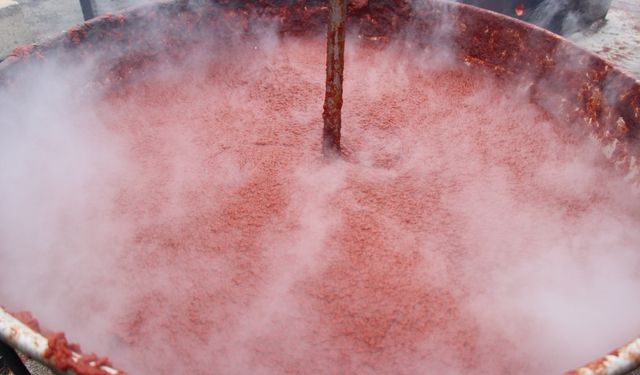 Bilecik'te günde 2 ton üretilen ev tipi domates salçası yurt dışına da gönderiliyor