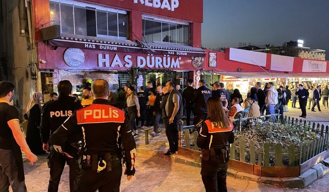 Bursa'da kebapçıda çıkan yangın söndürüldü