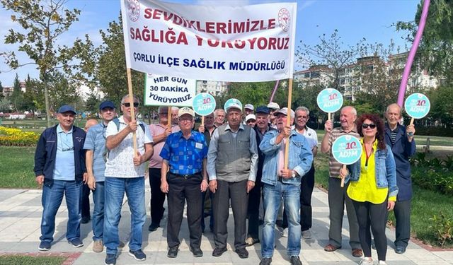 Çorlu Yaşayan Çınarlar Sosyal Tesisindeki etkinlikler devam ediyor