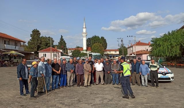 Edirne'de jandarma ekiplerinin trafik eğitimleri sürüyor