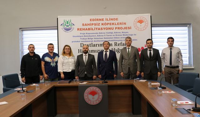 Edirne'de "Sahipsiz Köpeklerin Rehabilitasyonu" projesi uygulanacak