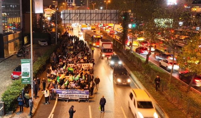 İsrail'in İstanbul Başkonsolosluğu önündeki protestolar sürüyor