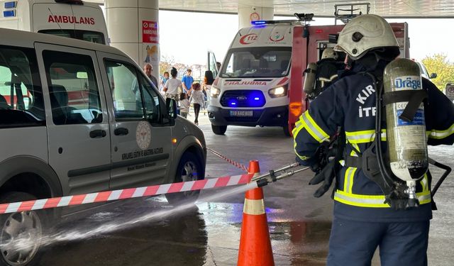 Kırklareli Eğitim ve Araştırma Hastanesinde KBRN tatbikatı yapıldı