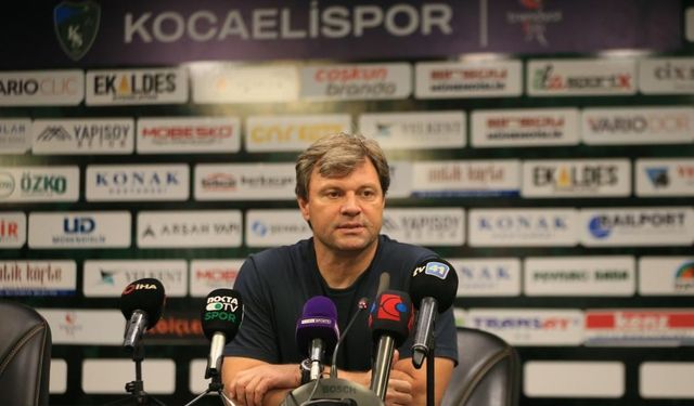 Kocaelispor-Erzurumspor FK maçının ardından