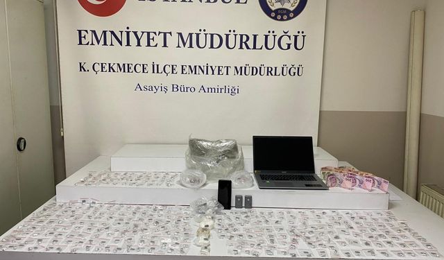 Küçükçekmece'de uyuşturucu operasyonunda bir kişi yakalandı