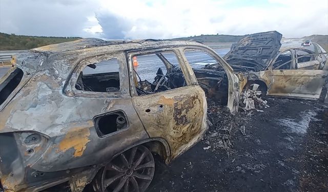 Kuzey Marmara Otoyolu'ndaki zincirleme trafik kazasında 4 kişi yaralandı