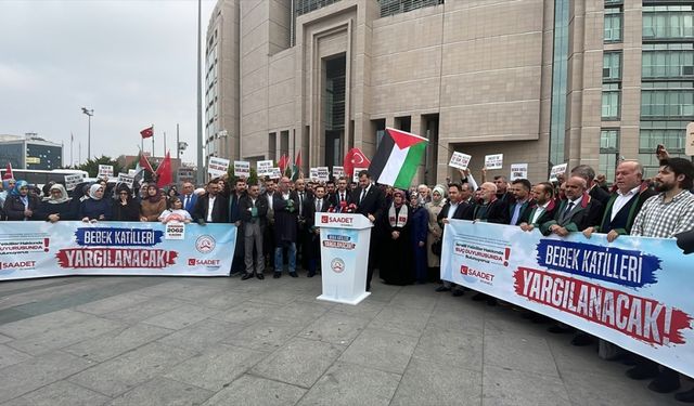 Saadet Partisi, İsrail'in Gazze'deki saldırılarına ilişkin suç duyurusunda bulundu