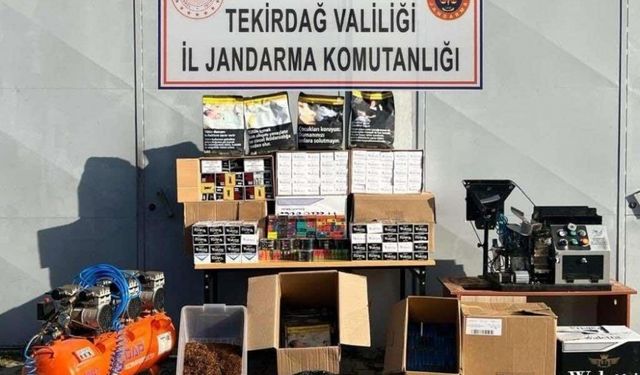 Tekirdağ'daki kaçakçılık operasyonunda 3 şüpheli gözaltına alındı