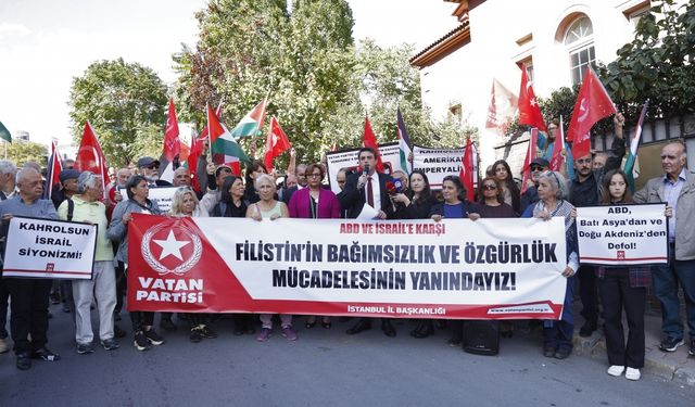 Vatan Partisinden Filistin halkına destek açıklaması