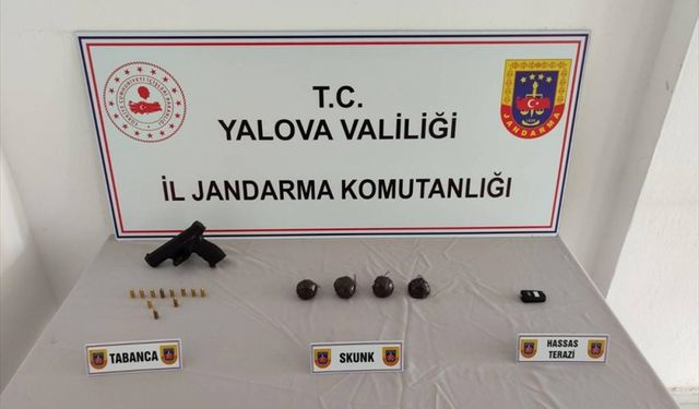 Yalova'da uyuşturucu şüphelisi yakalandı