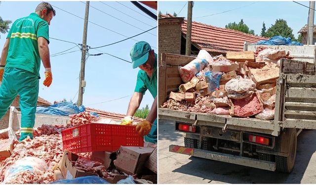 Tarihi Geçmiş Tavukları işleyip satan işletmeye Zabıta baskını