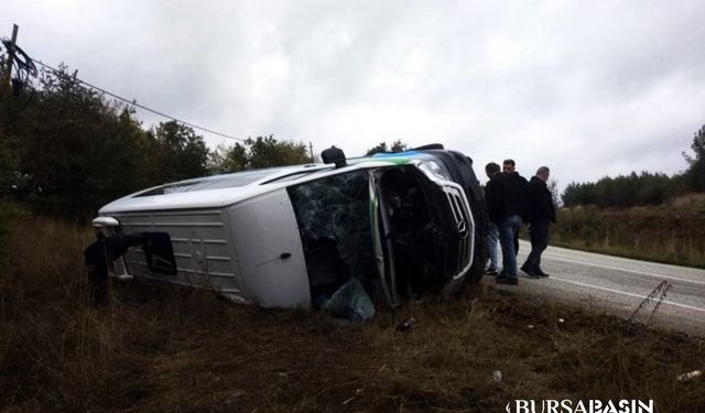 Şarköy'de Meydana Gelen Minibüs Kazası, 14 kişi Yaralandı