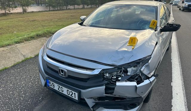 Tekirdağ'da otomobilin çarptığı kadın öldü