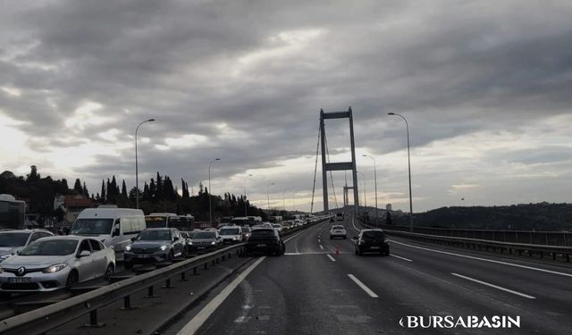 15 Temmuz Şehitler Köprüsü'nde Zincirleme Kaza!