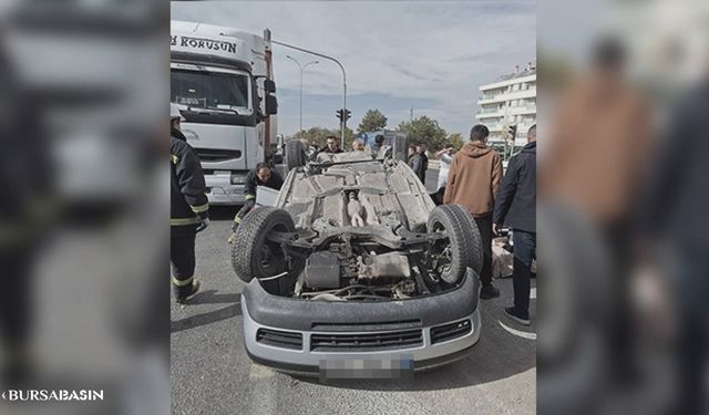 Karapınar'da Trafik Kazası: Kamyon, Ters Döndürdü!