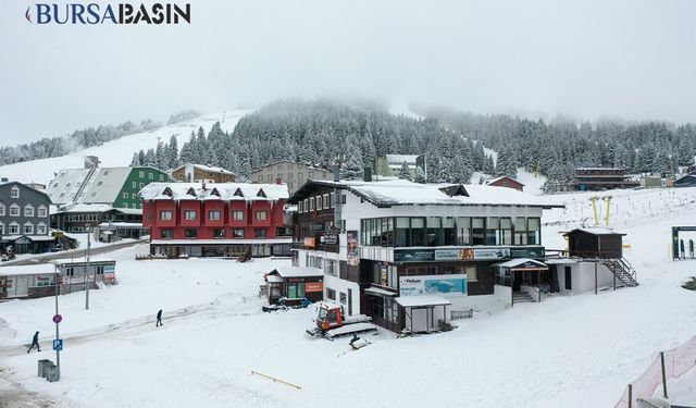 Erken Kar Yağışıyla Uludağ'da Kış Turizmi Sezonu Açıldı