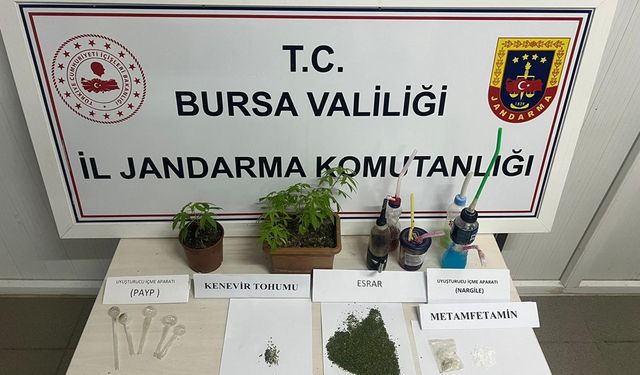 İnegöl'de Jandarma Operasyonu: Uyuşturucu Şüphelisine İşlem