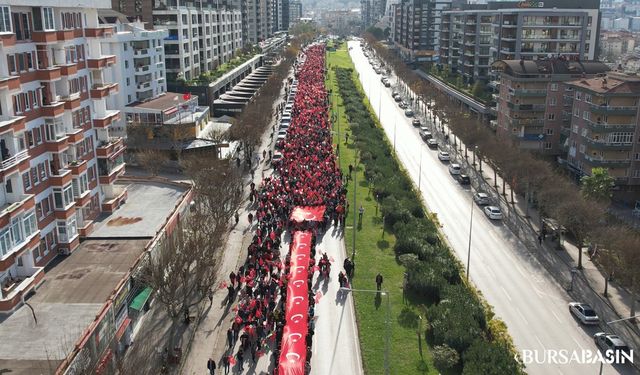 Bursalılar Teröre Lanet, Filistin'e Destek İçin Buluştu