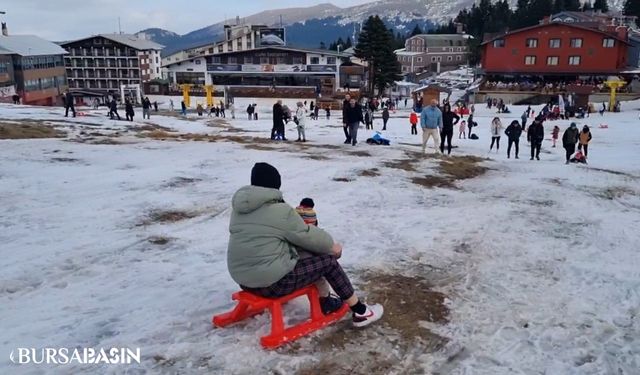 Uludağ, Sıcak Hava Nedeniyle Yeni Yıla Karasız Giriyor