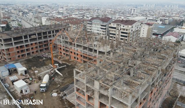 Yıldırım'da Mimar Sinan Mahallesi'nde Hızlı Kentsel Dönüşüm