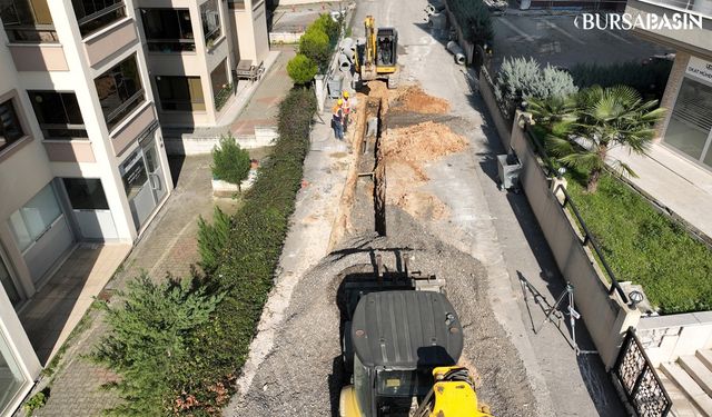 Bursa'da Yağmur Suyu Hatları Yenileniyor