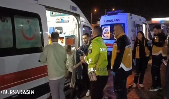 Bursa'da Tur Otobüsü Kaza Yaptı: 10 Yaralı