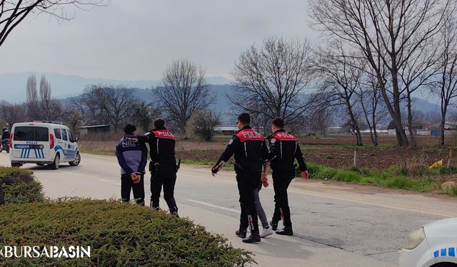 İnegöl'de Dur İhtarına Uymayan Sürücü Yakalandı